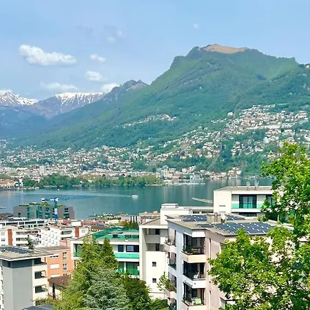 Panorama In Lugano - Pazzallo شقة باراديزو